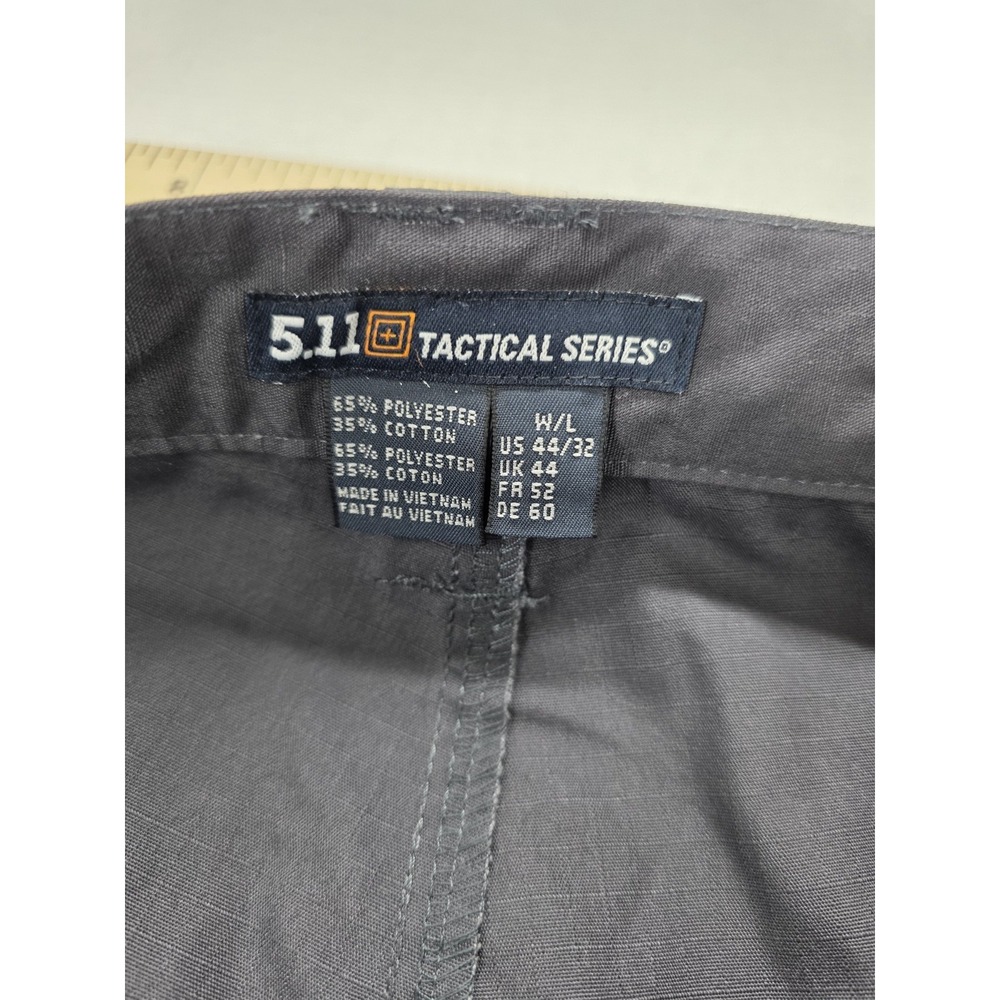 5.11 Tactical Taclite Pro Pants Mens 44x32 Black Ripstop Cargo Stretch 143 NWOT - Picture 8 of 11